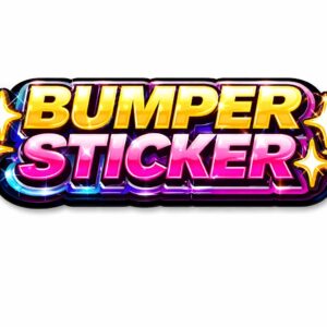 gloss bumper sticker bumper sticker